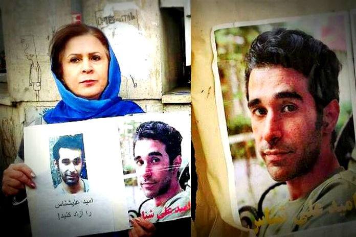 نامه امید علی شناس، فعال مدنی به مادر دربندش