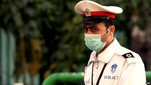 احتمال مرگ مامور پلیس بر اثر آلودگی هوای تهران