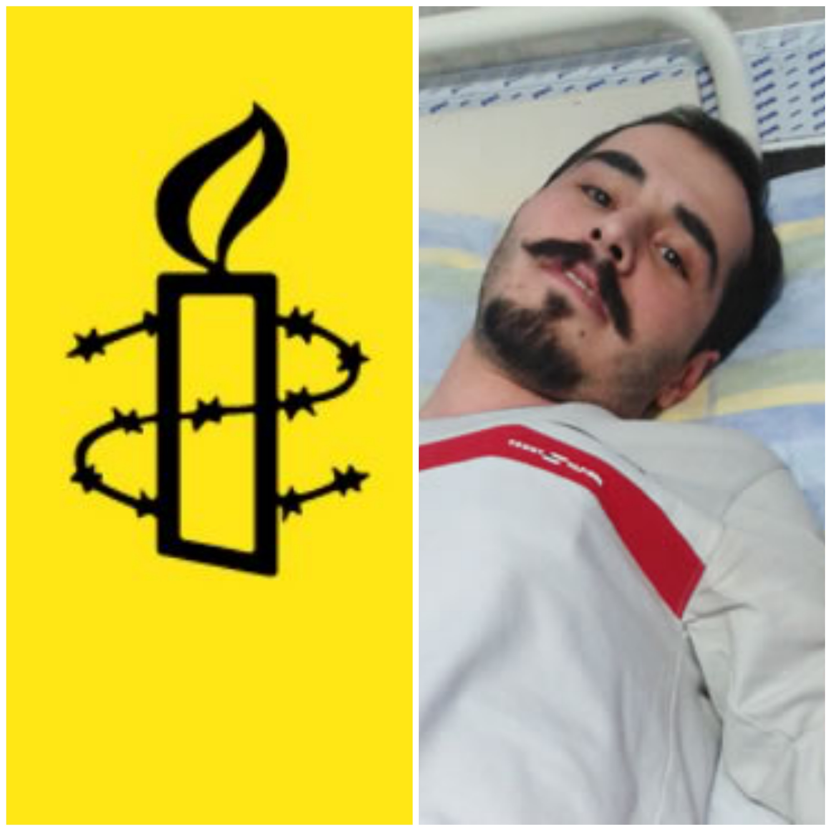 هشدار سازمان عفو بین‌الملل درباره ی وضعیت وخیم جسمانی حسین رونقی ملکی در زندان