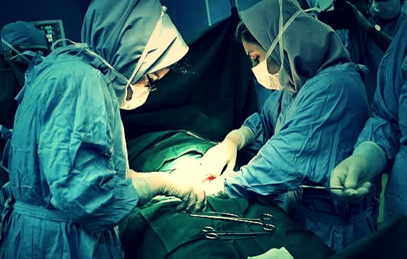 سوختن یک زن باردار در اتاق عمل