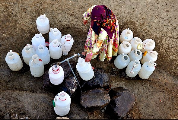 گزارش تصویری از روستای چیناب بدون آب
