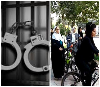 بازداشت دو دختر دوچرخه‌سوار در مریوان