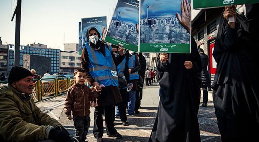 گزارش تصویری از تجمع مردم تهران در اعتراض به آلودگی مکرر هوا