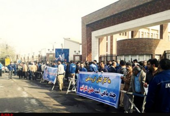 اعتصاب ۴۰۰۰ کارگر گروه ملی صنعتی فولاد اهواز به سیزدهمین روز رسید