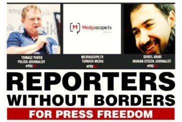 جایزه گزارشگران بدون مرز برای آزادی اطلاع رسانی به سهیل عربی اهدا شد